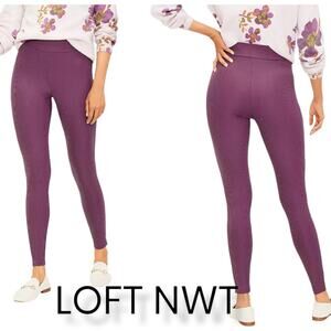 LOFT Ribbed Ponte Leggings